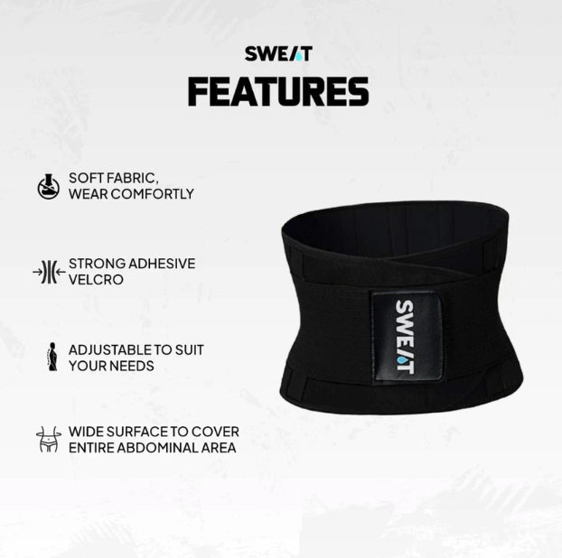  SWEAT Trimsilhouette Waist Trimmer