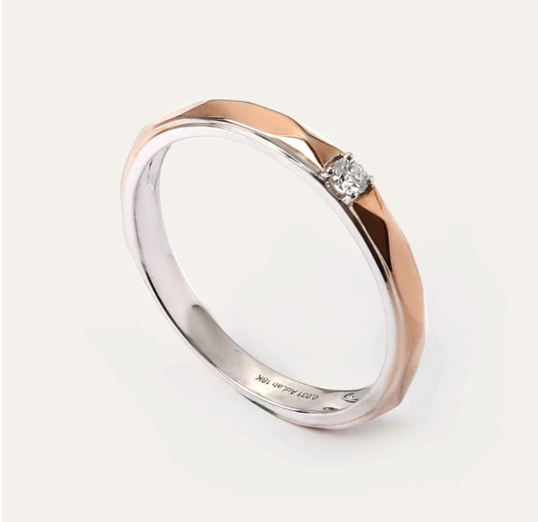 Aurum Lab Wedding Diamond Ring Leslie