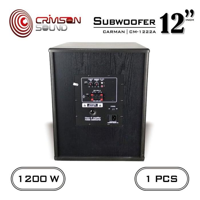 Protonindo Citra CARMAN Power Subwoofer CM-1222A