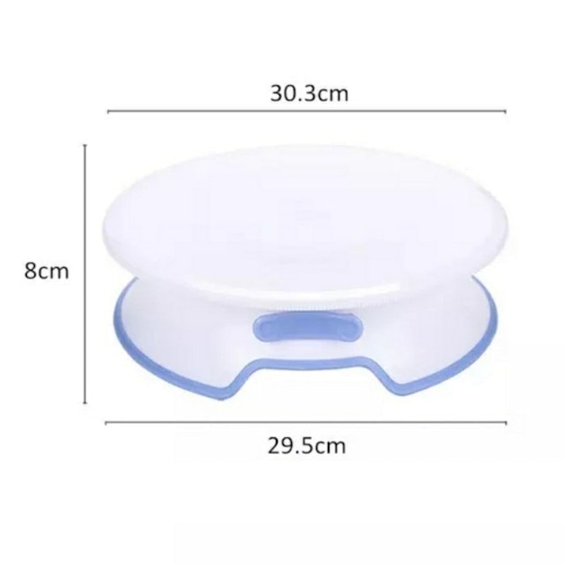 Cake Stand Plastic Material Rotating Flexible Lockable Turntable 2