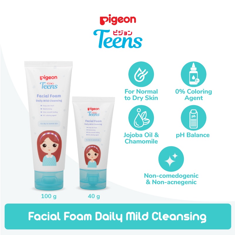 Teens Facial Foam Daily Mild Cleansing 4