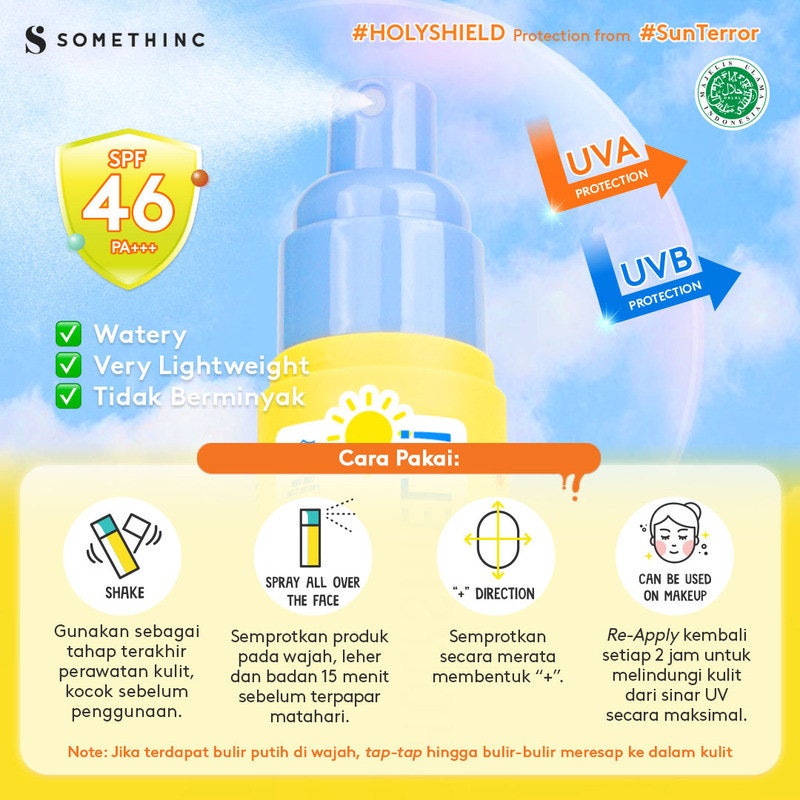 Holyshield! Sunscreen Shake Mist SPF46 PA+++ 5