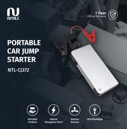Inti Nya Teknologi Notale Portable Car Jumper Starter NTL-CJ372