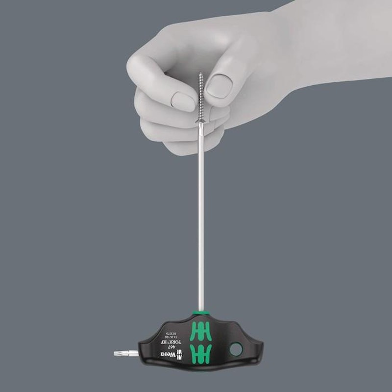 Wera Kunci T Bintang TX 9 x 100 mm HF TORX Screwdriver 4