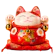 Celengan Kucing Hoki Maneki Neko Red Flower 4534A008 1