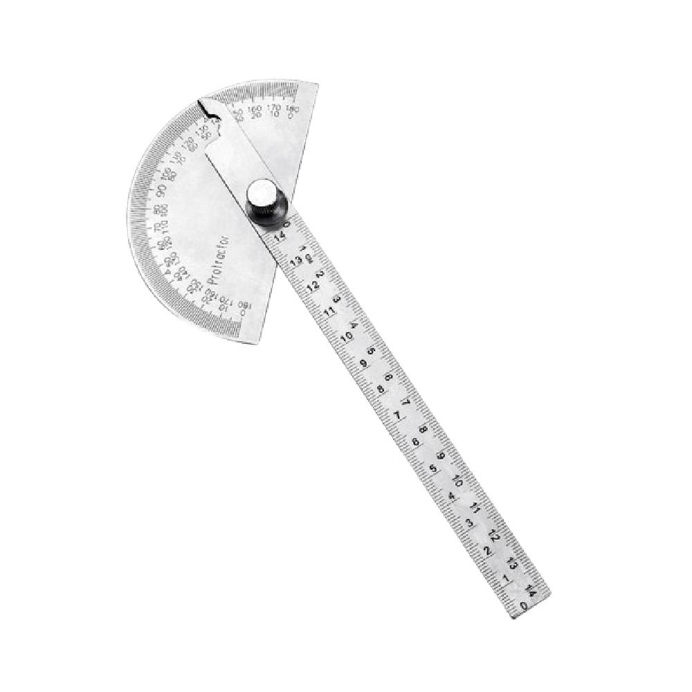 Coofari Busur Derajat Stainless Protactor A 14 cm 1