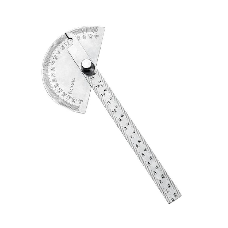 Coofari Busur Derajat Stainless Protactor A 14 cm 1