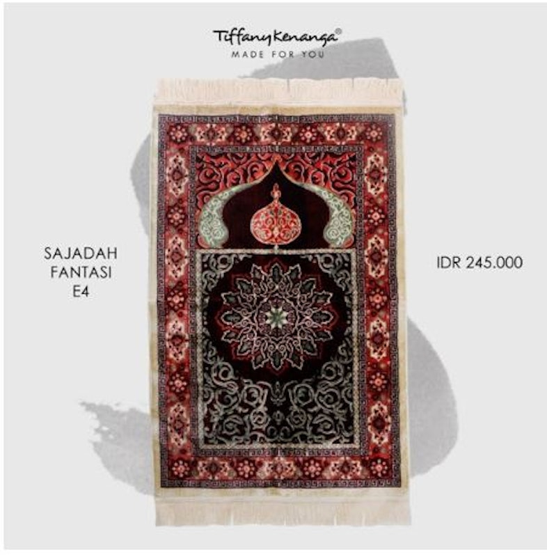 Sejadah Turki Original Fantasi Red Series by Tiffany Kenanga 4