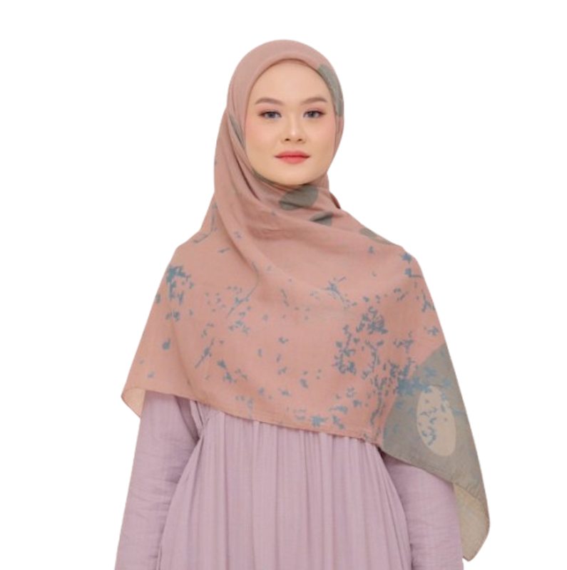 ZM Zaskia Mecca Paola Coral Scarf 1