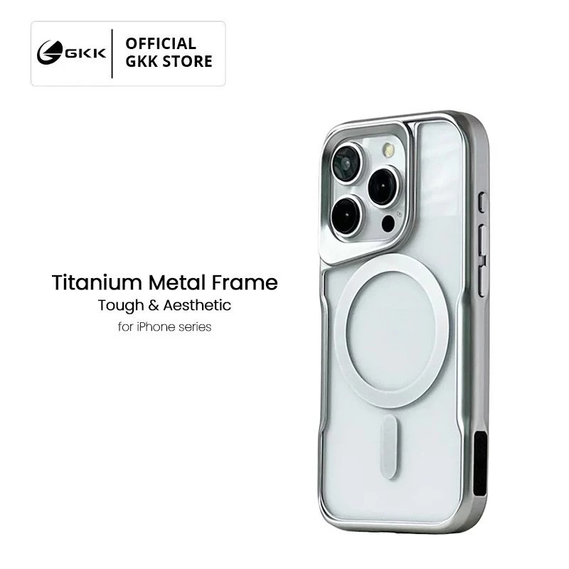 GKK Casing Magsafe Titanium Metal for IPhone 5