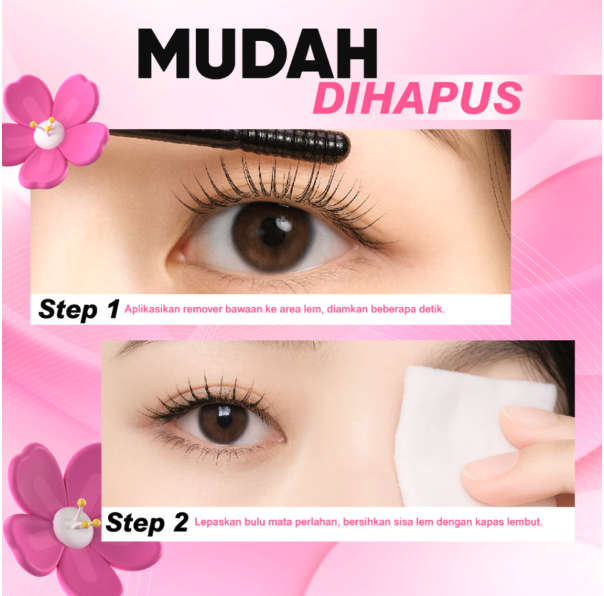 Beauty Essensial Indonesia Baisisi 2in1 Lash Glue Bond and Remover 