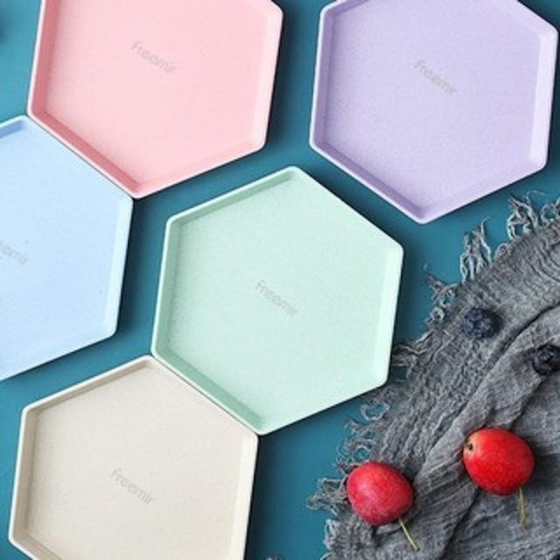 Set Piring Hexagonal 2