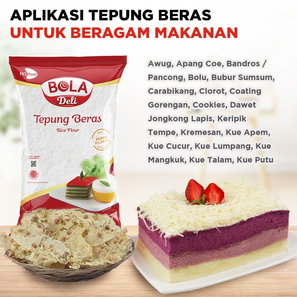 BOLA Deli Tepung Beras