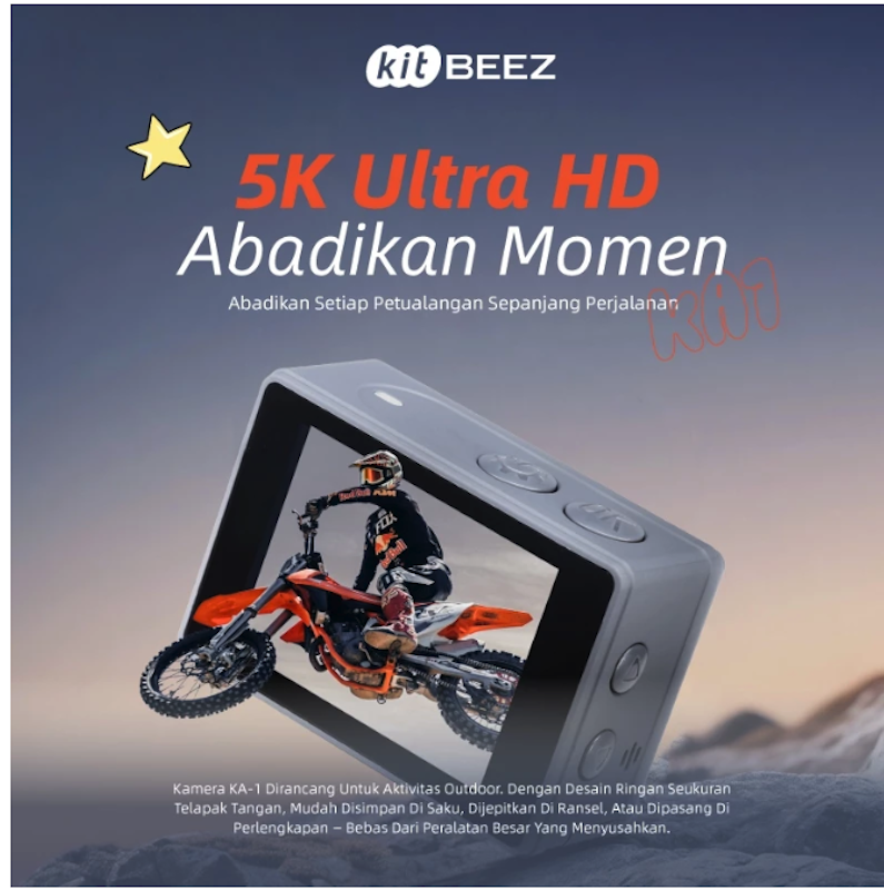 KiTBEEZ Action Camera 2