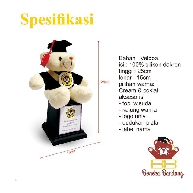 Piala Boneka Wisuda  2