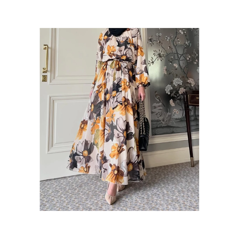 GONEGANI Scarlet Bloom Dress 3