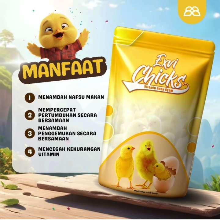 Exvi Chicks Vitamin Anak Ayam