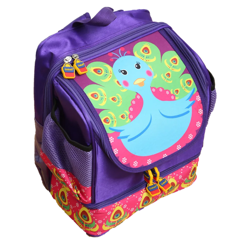 Kids Lunch Backpack Peacok 2