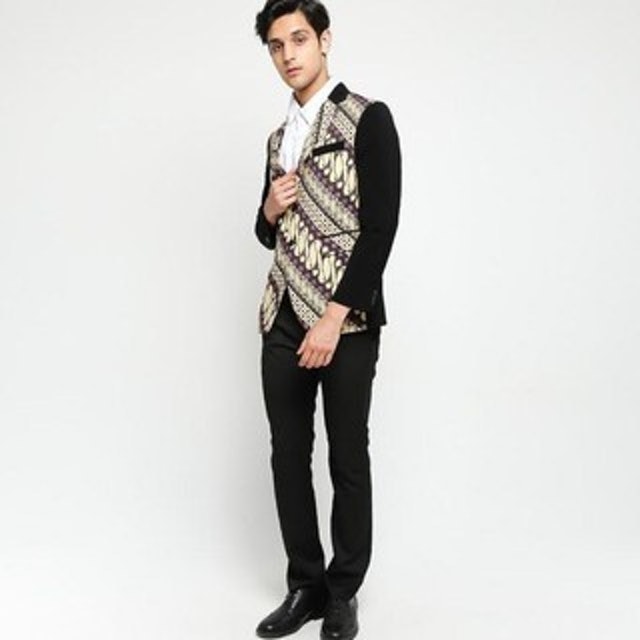 Blazer Pria Batik Kombinasi 4