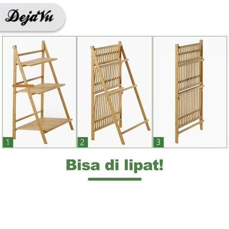 Rak Bunga Kayu Susun 2
