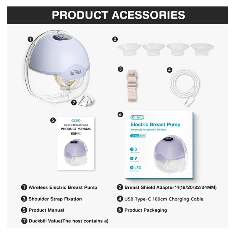 Dr.Isla Electric Breast Pump EB28