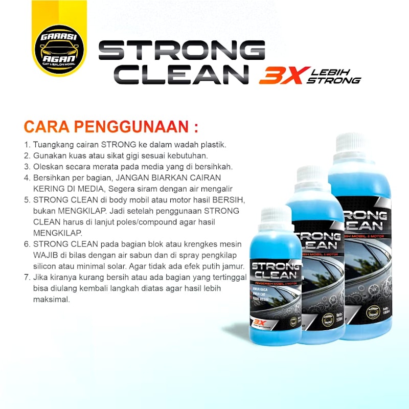 Garasi Agan Strong Clean 3