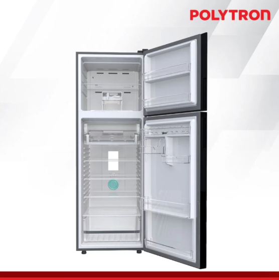 Hartono Istana Teknologi Polytron Kulkas 2 Pintu Belleza Big Liter Inverter With Vacuum Compartment 350 Liter PRM 495X