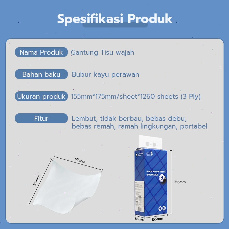 Glisse Indonesia Asia GLISSE Tisu Toilet Gantung