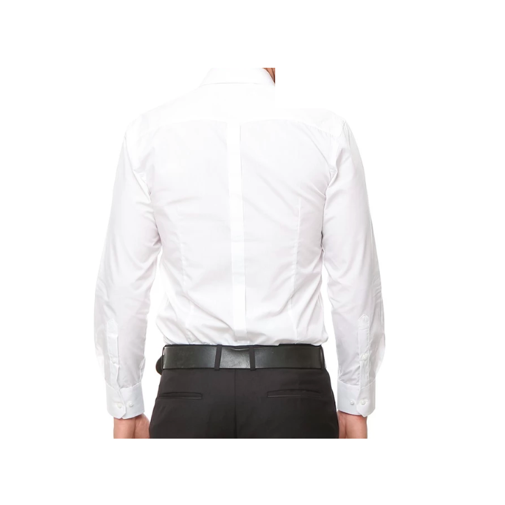 Delami Garment Industries The Executive Long Sleeve Shirt White  1-LSIBSC516O002