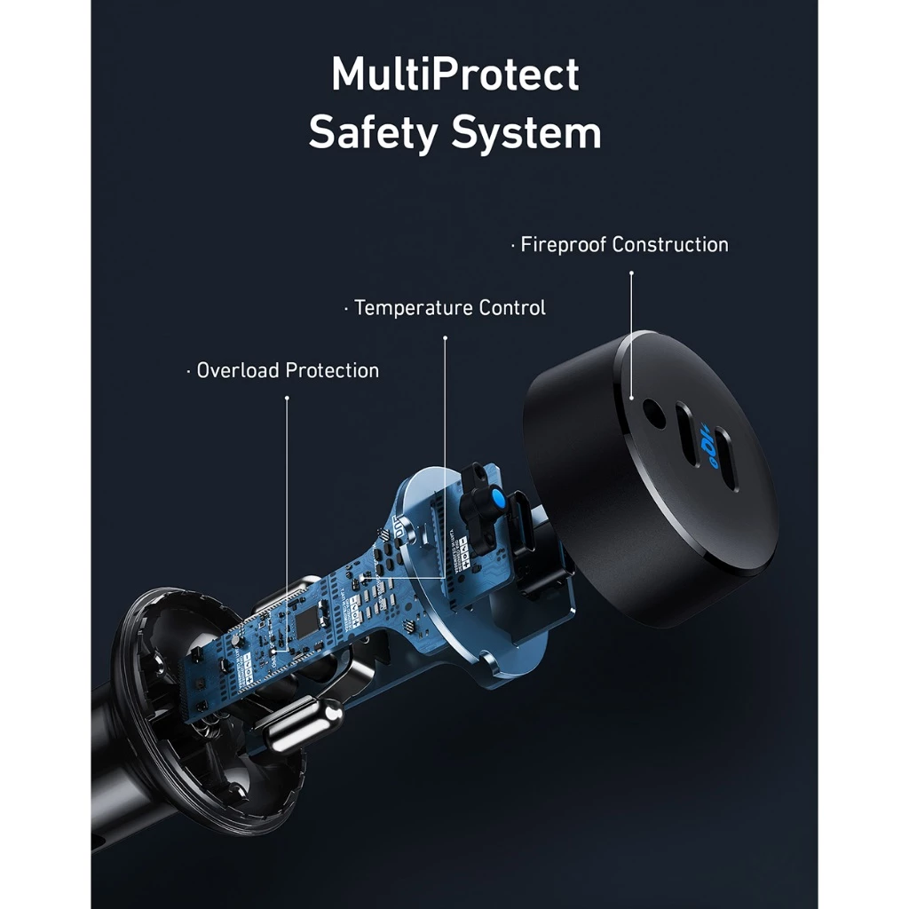 Anker Innovations Anker PowerDrive III Duo USB-C Car Charger A2724