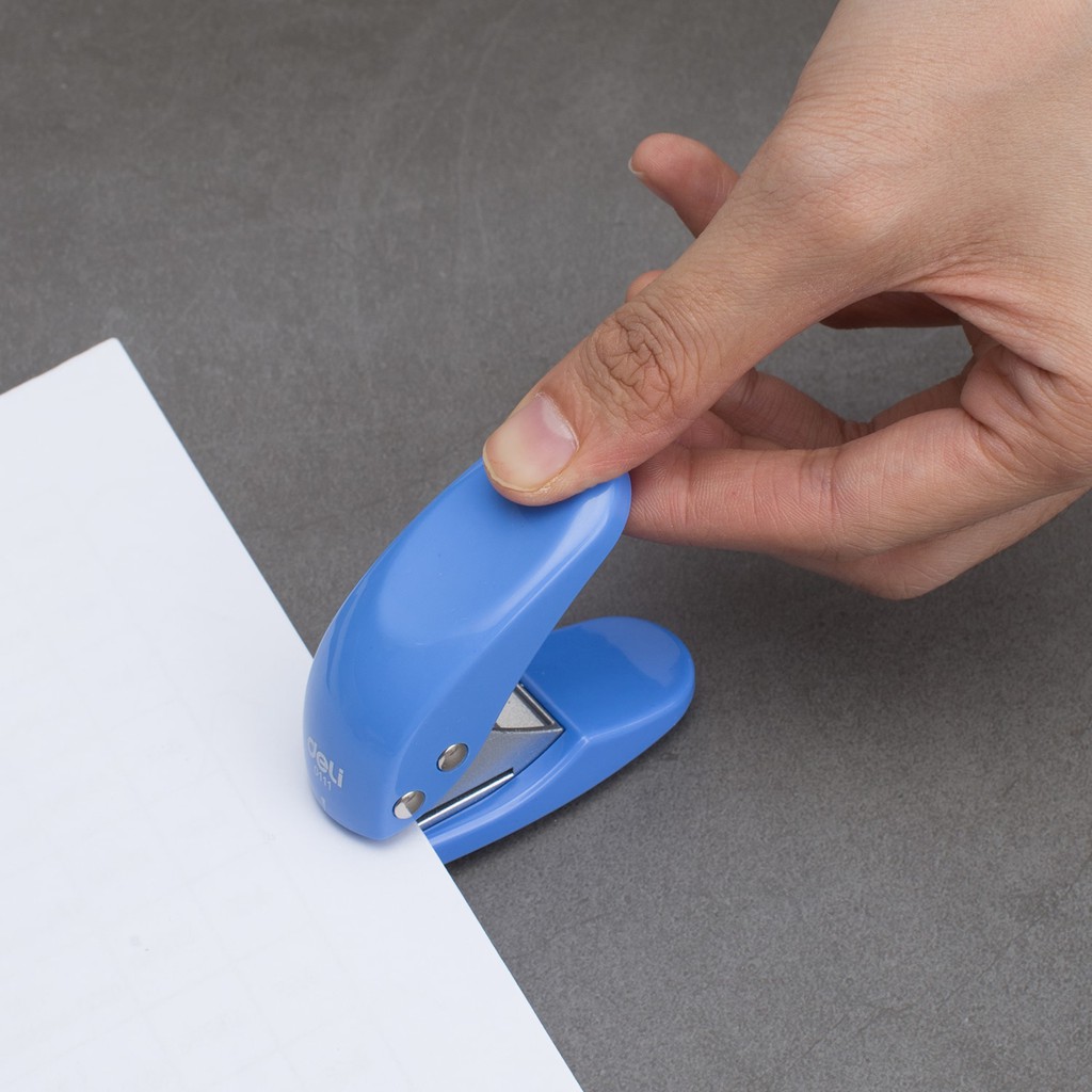 Deli Pembolong Kertas 1 Lubang E0111