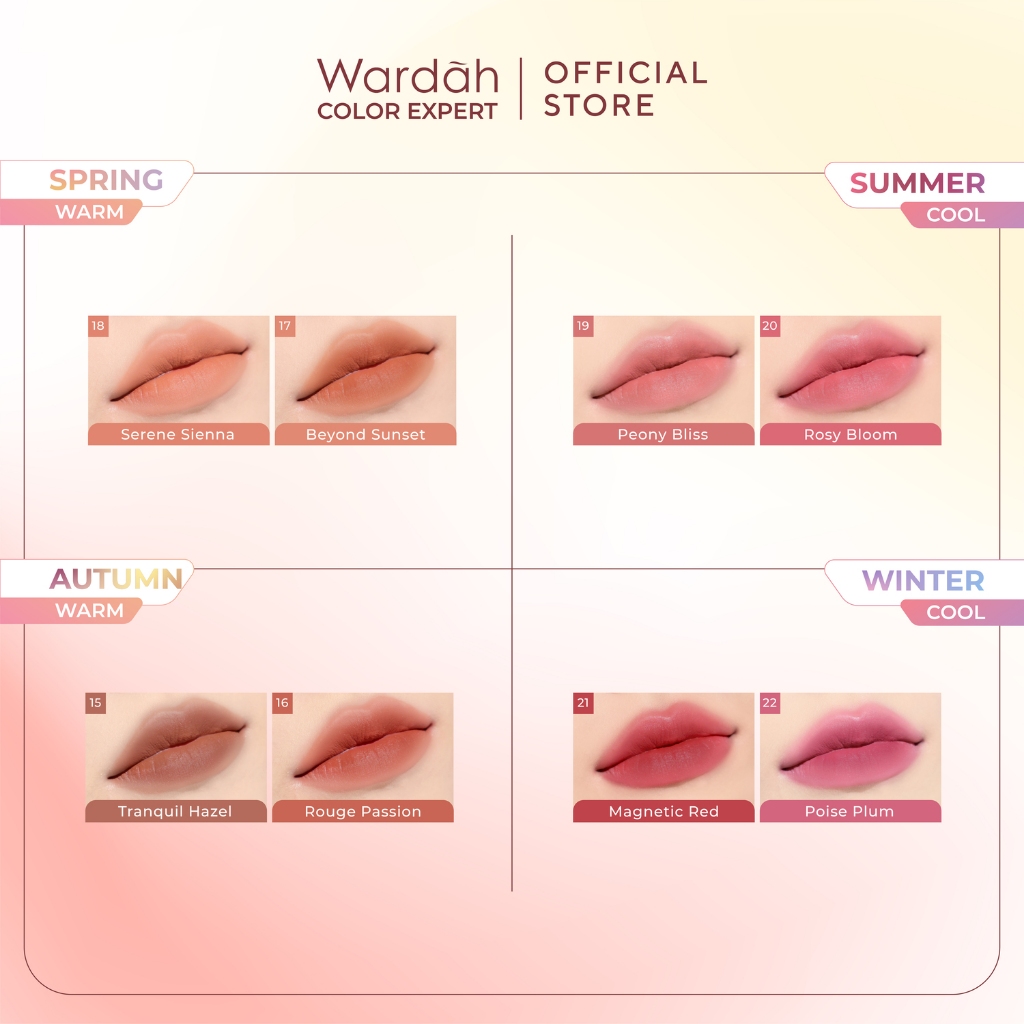 Paragon Technology and Innovation Wardah Colorfit Velvet Matte Lip Mousse Color Therapy