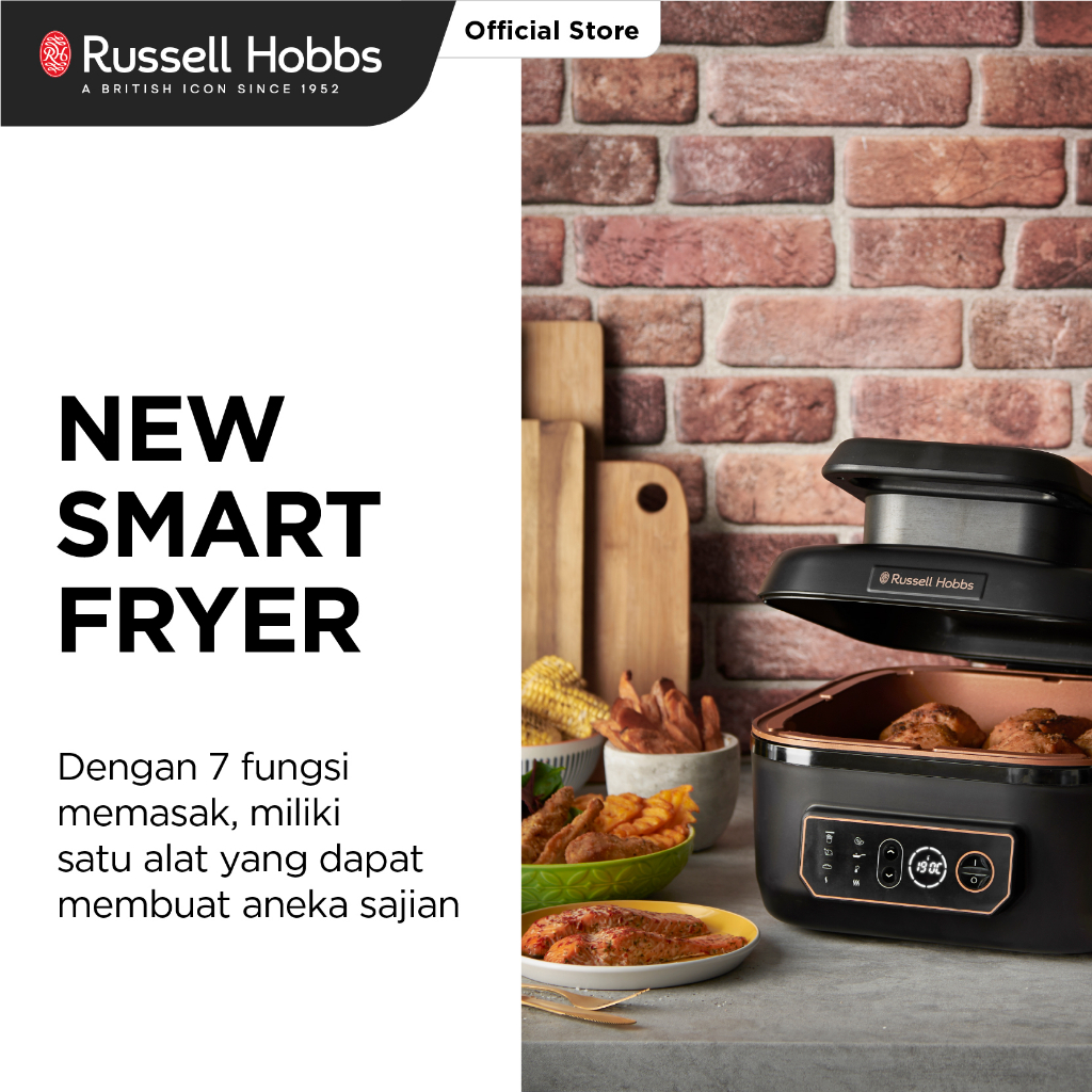 Ravalindo Megah Perkasa Russell Hobbs Satisfry Airfryer & Grill Multicooker