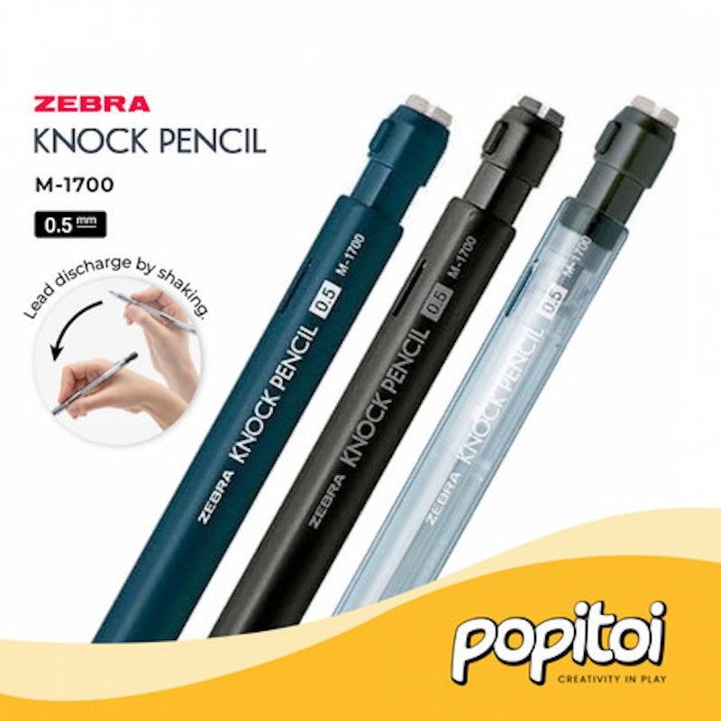 Zebra Knock Mechanical Pencil M-1700