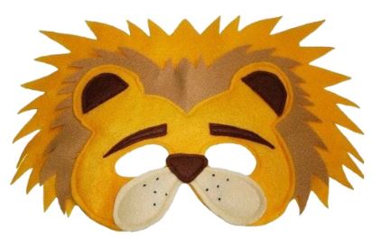 Flannel Lion Mask 1
