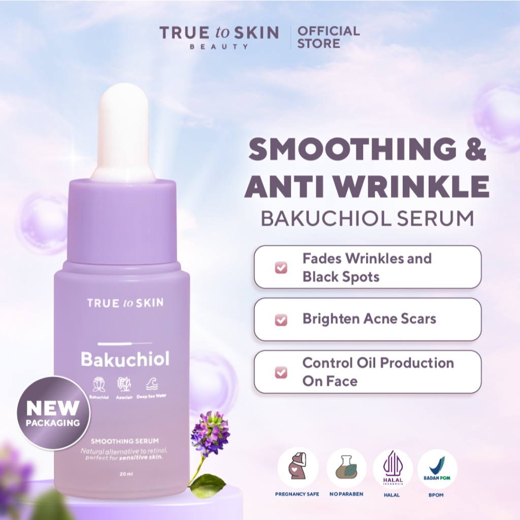 Triniti Tunggal Abadi True to Skin Bakuchiol Smoothing Serum