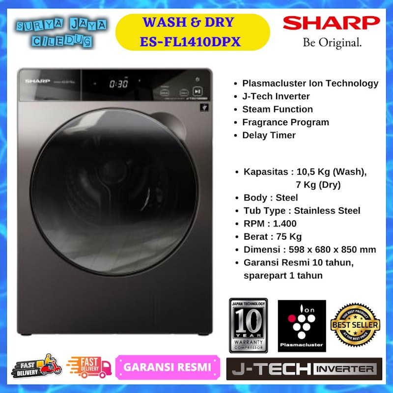 Mesin Cuci Front Loading Pro Flex Series 10,5 Kg 5