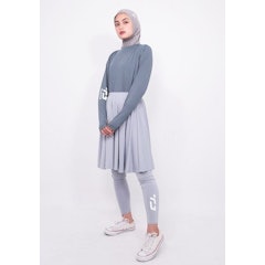 TD Active Leging Rok Olahraga Dual Layer (2-in-1)