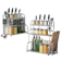 ES Rak Bumbu Dapur Serbaguna 3 & 2 Susun Stainless Steel 1