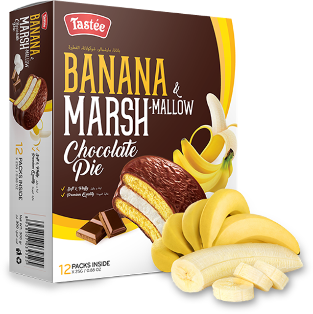 Lotus Gourmet Tasteé Banana Marshmallow Chocolate Pie