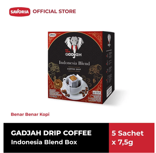 Sumber Kopi Prima Kopi Tubruk Gadjah Indonesia Blend Coffee Drip