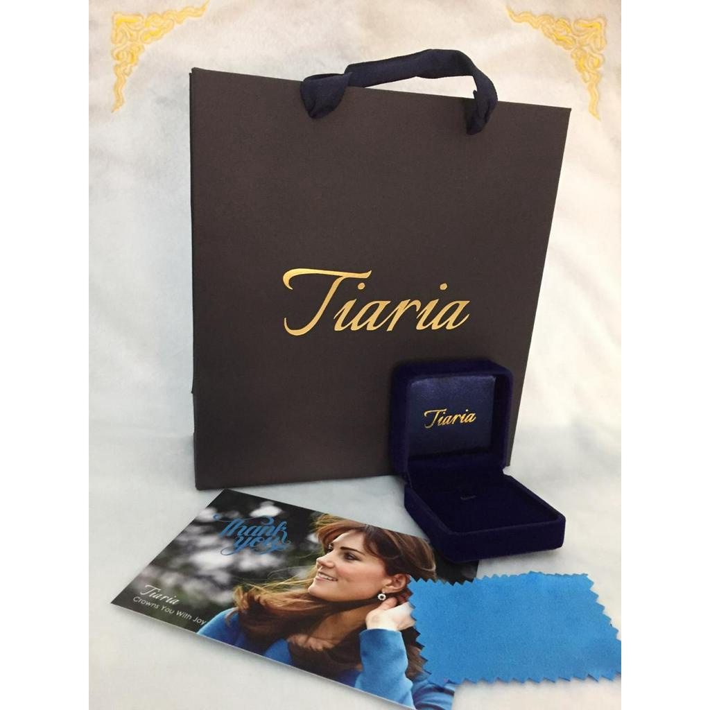 Tiaria Jewelry Silver Platinum Best Couple Ring 2