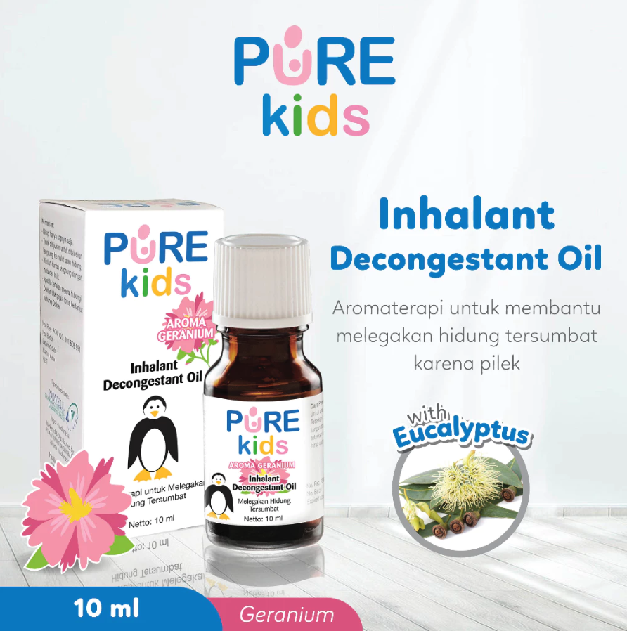 Pure Kids Inhalant Decongestant Oil Geranium 2