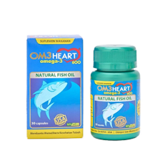 OM3HEART Mini Capsules Omega 3 Natural Fish Oil