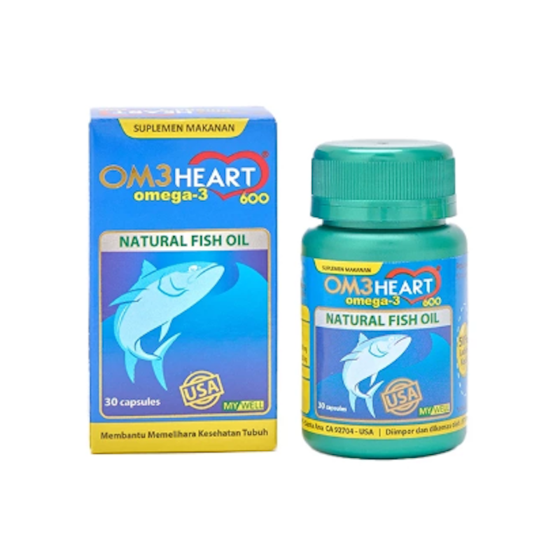 OM3HEART Mini Capsules Omega 3 Natural Fish Oil 1