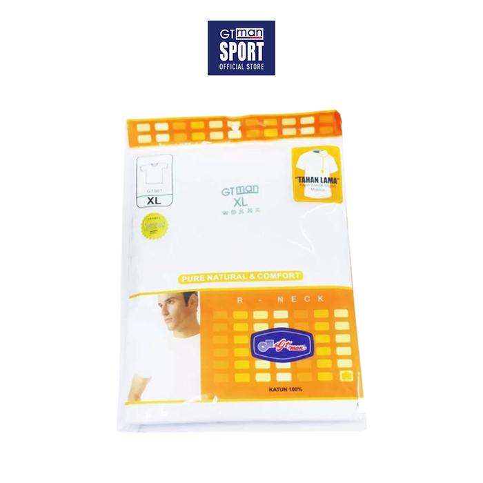 Ricky Putra Globalindo GT MAN Round Neck Men T-Shirt White GTS01NEW(W)