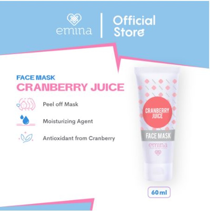 Face Mask Cranberry Juice 2