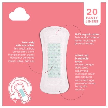  Yoona Panty Liners Organik