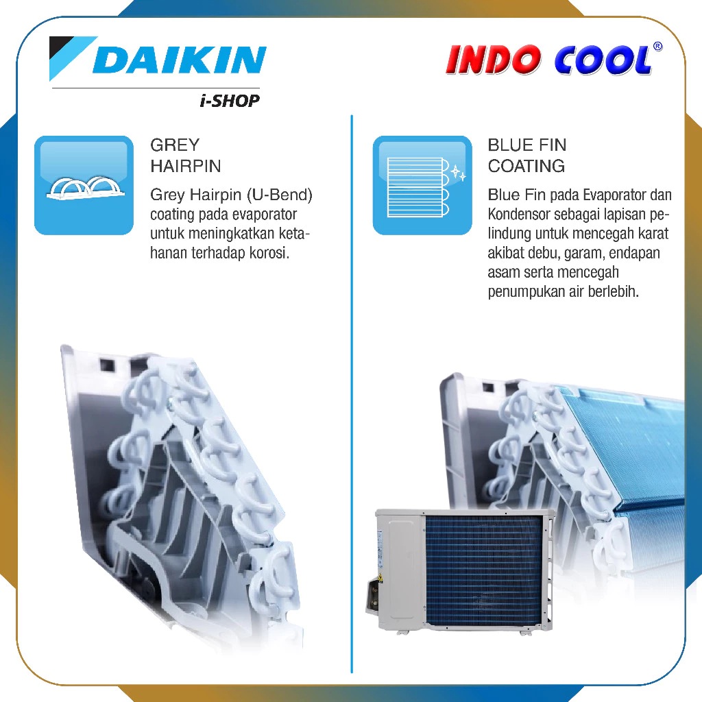 Daikin Industries Indonesia Daikin AC Split Standard 2 PK FTC50YV14