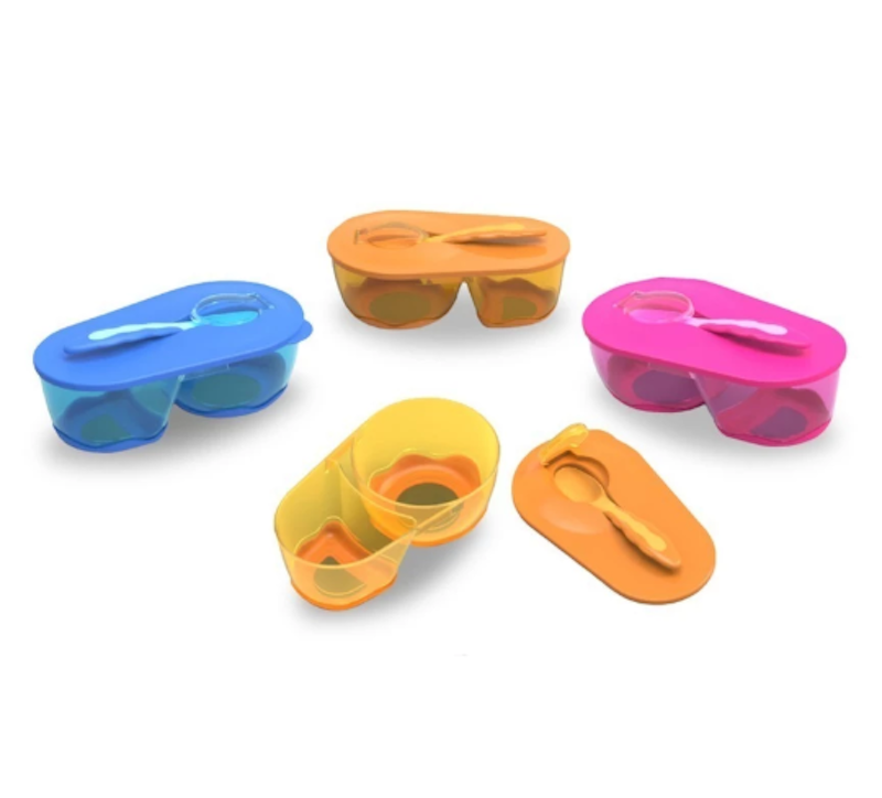 BabySafe Divided Bowl with Spoon 2